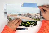 Photographie de la table vidéo-projetée sur écran