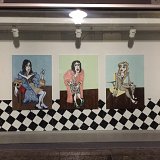  Étude New-yorkaise, 2018 Bâtons d'huile sur toile, 140 x 100 cm Au nord de l'Italie, 2018 Bâtons d'huile sur toile, 140 x 100 cm Vers la Lombardie, 2018 Bâtons d'huile sur toile, 140 x 100 cm