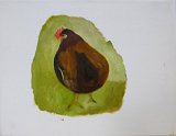 {Les poules, même en peinture (7)}, 2019