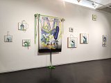 Vue de l'exposition Sans Sommeil (2023), Centre d'Art Capture, Royan, en duo avec Anne de Nanteuil