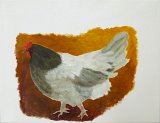 {Les poules, même en peinture (15)}, 2019