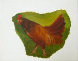 {Les poules, même en peinture (16)}, 2019
