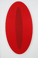 {Oval Painting 2 Reds}, 1992