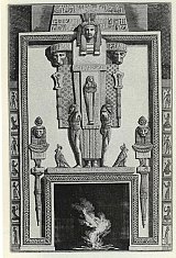 Giovanni Battista Piranesi, {Différentes manières d'orner les cheminées, et toute autre partie des édifices, tirées de l'Architecture égyptienne, étrusques et grecques}, 1769