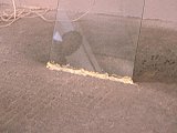 {Plaque de verre ne pouvant plus échapper à son destin}, 1990 (détail)