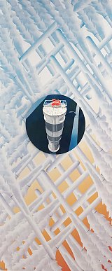 Vue de l'exposition {Noyau}, atelier Coréau, Bordeaux, 2021