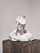 Vue de l'exposition Jenseits von Erden (2024), KunstHalle am Kulturbahnhof, Cloppenburg (Allemagne)