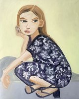 {La robe à fleur}, 2022