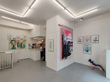 Vue de l'exposition Slow Light (2023), galerie Plateforme, Paris, en duo avec Anne de Nanteuil