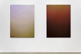 {Diffuse noir-prusse} et {Diffuse or II}, 2016