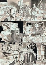 {Jean-Pierre Marielle et les sept nains,} 2016 (dessin #1) 