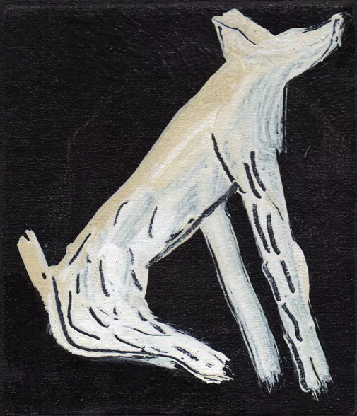 {Chien assis,} 1995