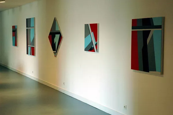 Vue de l'exposition Franck Eon, Théâtre de l'Union - Centre dramatique national du Limousin, Limoges, 2006