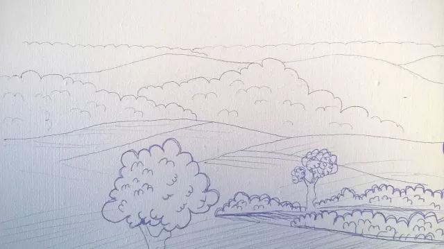 Un paysage de l'Yonne