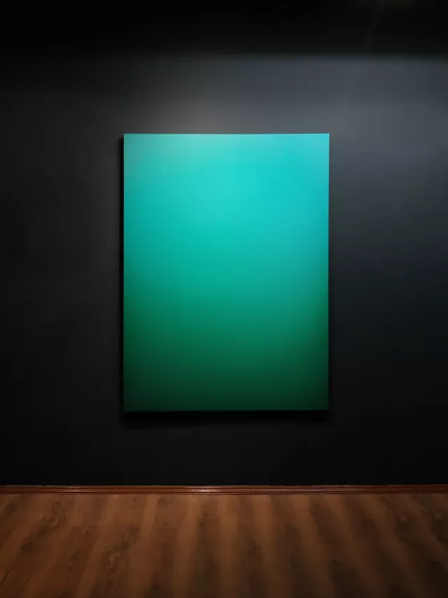{Diffuse vert-viridian}, 2019