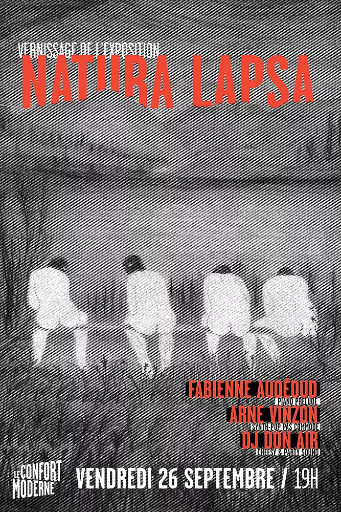 Affiche de l'exposition Natura Lapsa